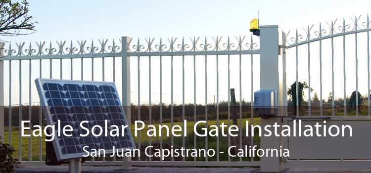 Eagle Solar Panel Gate Installation San Juan Capistrano - California