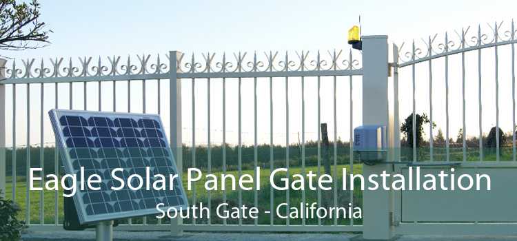 Eagle Solar Panel Gate Installation South Gate - California